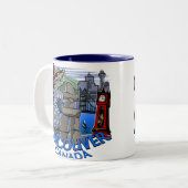 Vancouver Canada Coffee Cups Tasse & Brillen (Vorderseite Links)
