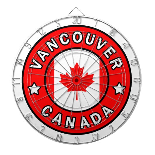 Vancouver Canada Dartscheibe (vorne)