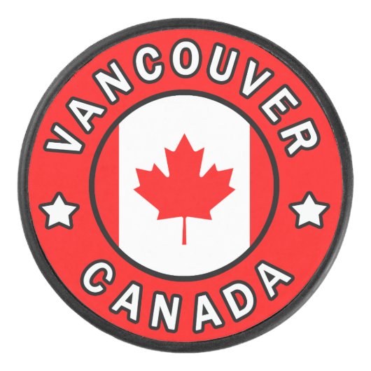 Vancouver Canada Eishockey Puck (Vorderseite)