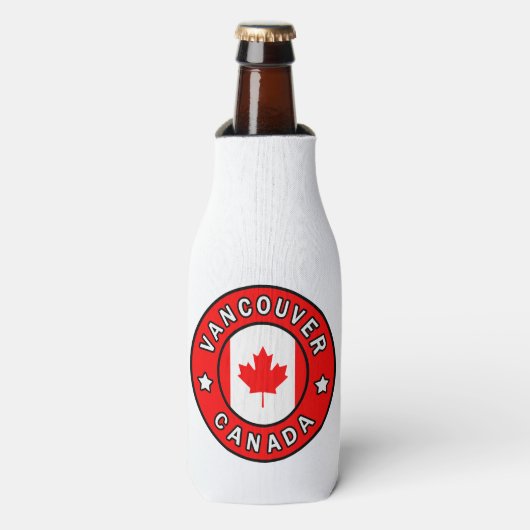 Vancouver Canada Flaschenkühler (Flaschenvorderseite)