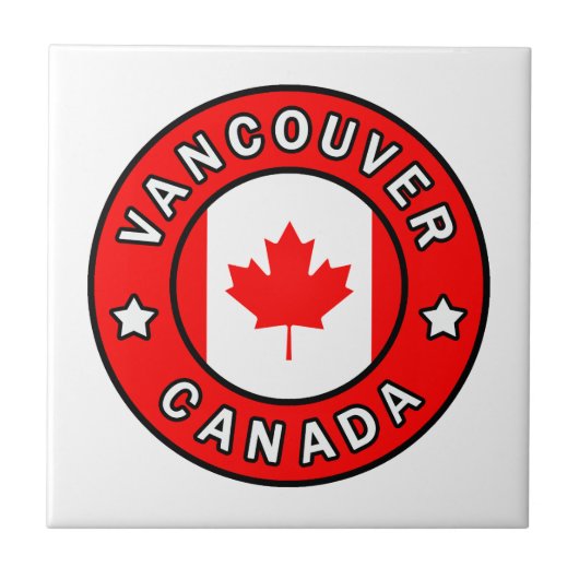 Vancouver Canada Fliese (Vorderseite)