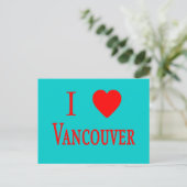 Vancouver Canada I Liebe Vancouver Postkarte (Stehend Vorderseite)