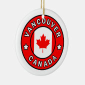 Vancouver Canada Keramik Ornament (Rechts)