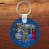 Vancouver Canada Key Chain Personalisiert Souvenir Schlüsselanhänger (Vorderseite)