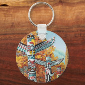 Vancouver Canada Key Chain Totem Pole Souvenirs Schlüsselanhänger (Vorderseite)