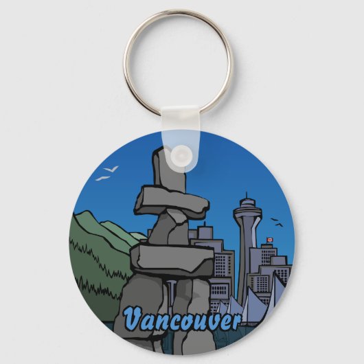 Vancouver Canada Key Chain Vancouver Souvenirs Schlüsselanhänger (Vorderseite)