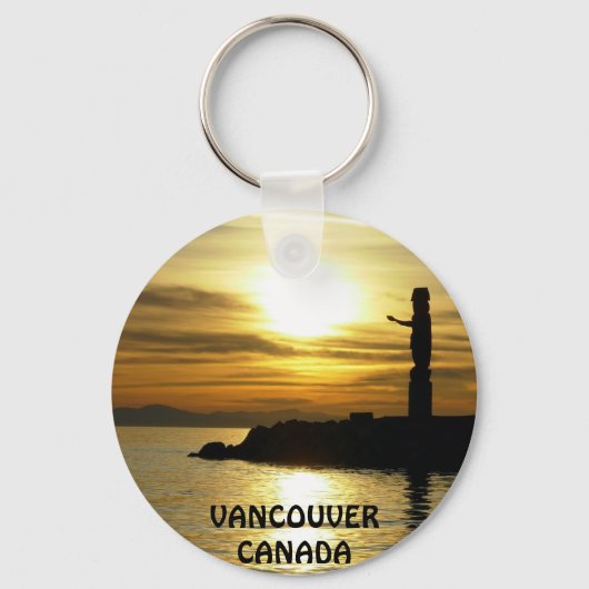 Vancouver Canada Key Chain Vancouver Souvenirs Schlüsselanhänger (Vorderseite)