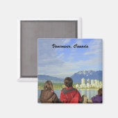 Vancouver, Canada Magnet (Vorderseite/Rückseite)