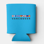 Vancouver Canada Nautic Sailing Flags - Farbe Dosenkühler (Rückseite)
