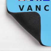 Vancouver Canada Nautic Sailing Flags - Farbe Mousepad (Ecke)