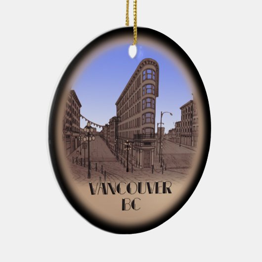 Vancouver Canada Ornament Custom Vancouver Geschen (Rechts)