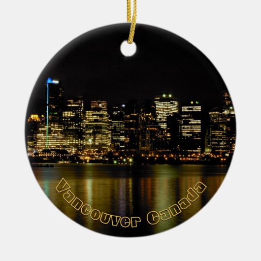 Vancouver Canada Ornament Custom Vancouver Geschen (Vorne)