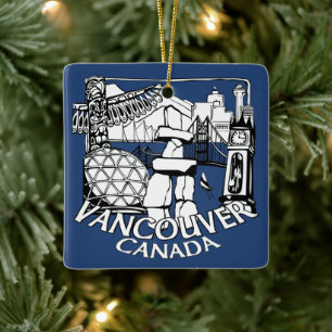 Vancouver Canada Ornament Personalisiert Souvenir