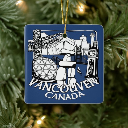 Vancouver Canada Ornament Personalisiert Souvenir (Baum)