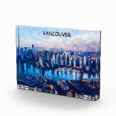 Vancouver Canada Panorama View Fotoblock (Rechts)