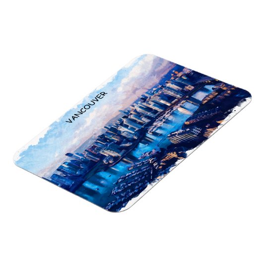 Vancouver Canada Panorama View Magnet (Linke Seite)