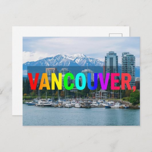Vancouver canada postkarte (Vorne/Hinten)