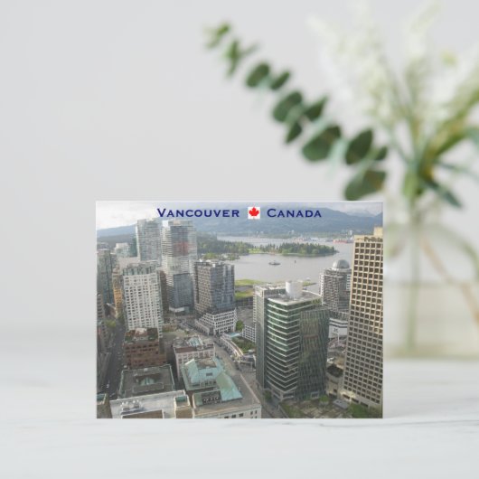 Vancouver Canada Postkarte (Stehend Vorderseite)