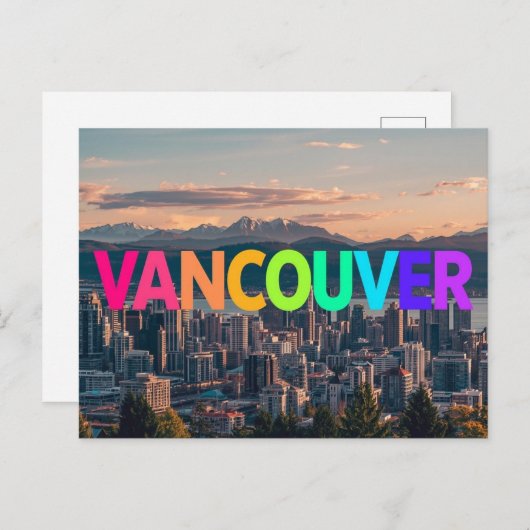 Vancouver canada postkarte (Vorne/Hinten)