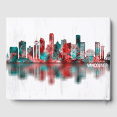 Vancouver Canada Skyline Gästebuch (Rückseite)
