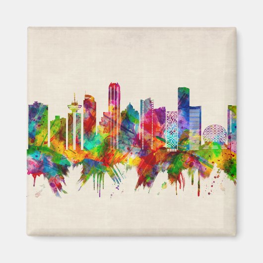 Vancouver Canada Skyline Magnet (Vorne)