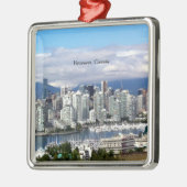 Vancouver Canada Skyline Ornament Aus Metall (Links)