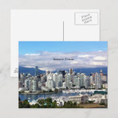 Vancouver Canada Skyline Postkarte (Vorne/Hinten)