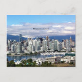 Vancouver Canada Skyline Postkarte (Vorderseite)
