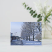 Vancouver, Canada Snow Postcard Postkarte (Stehend Vorderseite)