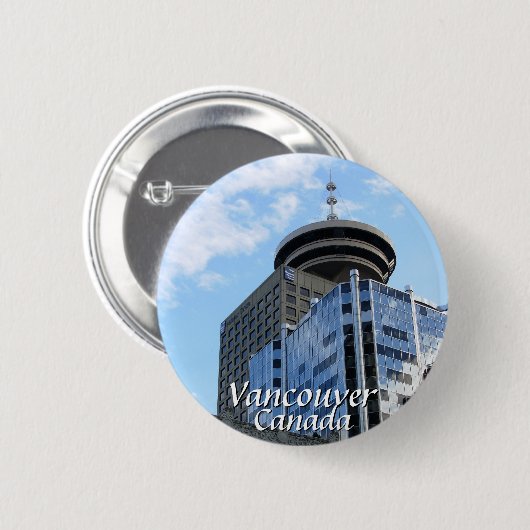 Vancouver Canada Souvenir Buttons Sehenswürdigkeit (Vorne & Hinten)