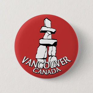 Vancouver Canada Souvenir Buttons Sehenswürdigkeit