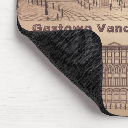 Vancouver Canada Souvenir Mousepad Gastown Geschen (Ecke)
