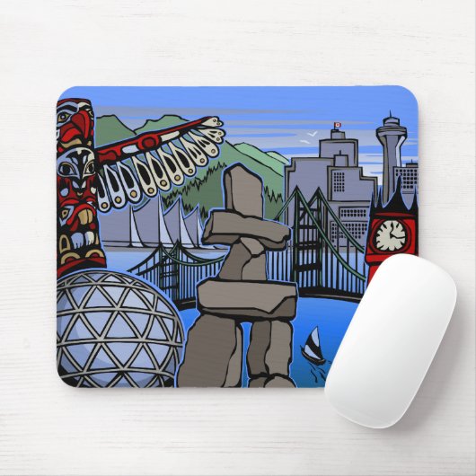 Vancouver Canada Souvenir Mousepad Vancouver Gesch (Mit Mouse)
