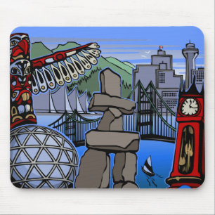 Vancouver Canada Souvenir Mousepad Vancouver Gesch