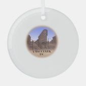 Vancouver Canada Souvenir Ornament Keepake Aus Glas (Vorderseite)