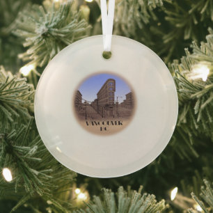 Vancouver Canada Souvenir Ornament Keepake Aus Glas