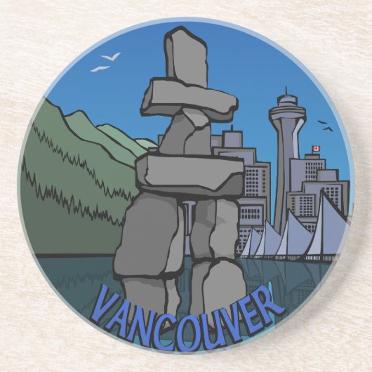 Vancouver Canada Souvenir Untersetzer Vancouver Ge (Vorne)