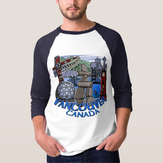 Vancouver Canada Souvenir Women's Jersey Shirt (Vorderseite)