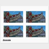 Vancouver Canada Stickers Sehenswürdigkeit Souveni (Blatt)