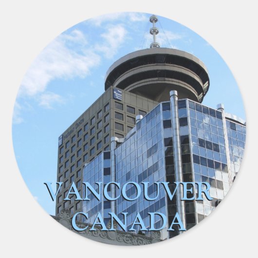 Vancouver Canada Stickers Vancouver Sehenswürdigke (Vorderseite)