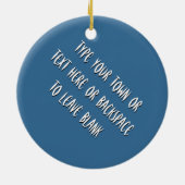 Vancouver Canada Totem Pole Souvenirs Keramikornament (Hinten)