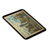 Vancouver Canada Vintage Travel Magnet (Rechte Seite)