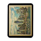 Vancouver Canada Vintage Travel Magnet (Vertikal)