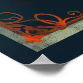 Vancouver, Canada Vintage Travel Poster (Ecke)