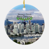Vancouver Canada Weihnachten Keramik Ornament (Hinten)
