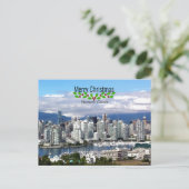 Vancouver Canada Weihnachten Postkarte (Stehend Vorderseite)