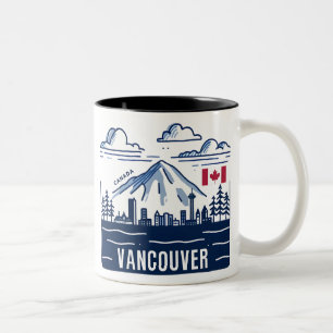 Vancouver Canada Zweifarbige Tasse