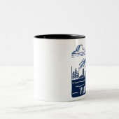 Vancouver Canada Zweifarbige Tasse (Mittel)