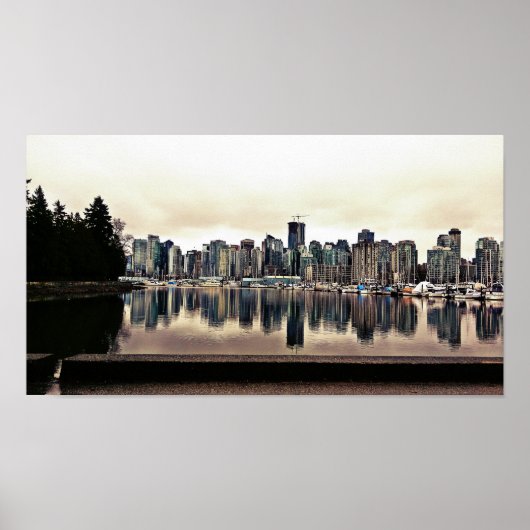Vancouver City View Poster (Vorne)