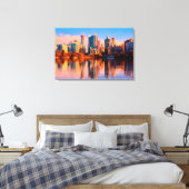 Vancouver Cityscape Leinwanddruck (Insitu (Schlafzimmer))